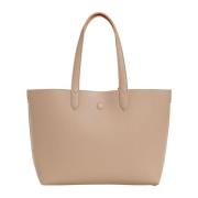 Reversibel Tote Taske med Metal Logo