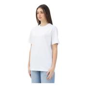 Hvid kortærmet T-shirt Oversize