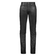 Slim Fit Jeans med Metal Detaljer