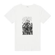 Trykt Bomulds T-shirt Mænd Japan