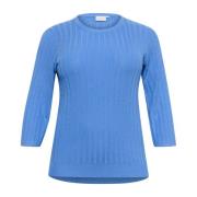 Rib Pullover Sweater Ultramarin