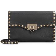 Rockstud Læder Crossbody Taske