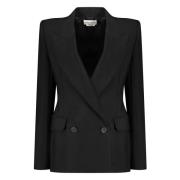 Struktureret Dobbelt Brystet Blazer