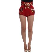 Fortryllet Sicilien Krystalpyntet High Waist Shorts