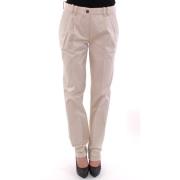 Elegant Beige Regular Fit Bukser