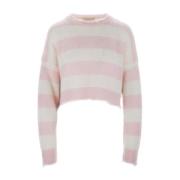 Kortærmet Crop Top Sweater