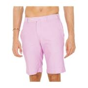 Violet Knaps og Lynlås Bermuda Shorts