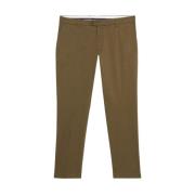 Dark Military Slim Fit Chinos i dobbelt-tvundet bomuld