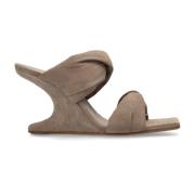 Heeled Mules Twisted Cantilever 8