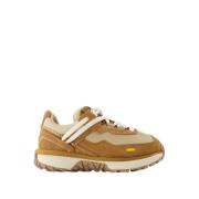 Shearling Lavtop Sneakers - Brun