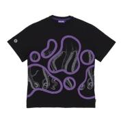 Sort Octopus Tee Kortærmet T-shirt