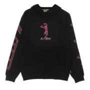 Sort Skeleton Hættetrøje Langærmet Sweatshirt