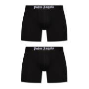 To-pak boxershorts med logo