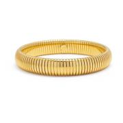 12mm Women's Gold Stretch Bangle