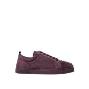 Brun Ruskind Sneakers med Nitter