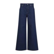 Wide Leg Denim Bukser