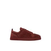 Brun Ruskind Sneakers med Nitter