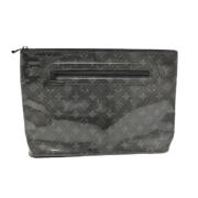 Pre-owned Vinyl louis-vuitton-tasker