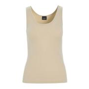 Rib Tank Top Elfenben