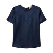 Lyocell T Jacquard Bluse