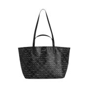 Monogram Canvas Tote Taske med Vinger