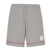 Bomuld Interlock Shorts med RWB Stribe