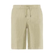 Behagelige Fit Linned Chino Shorts