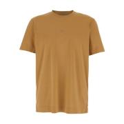 Beige Crewneck T-shirt med 4G-logo