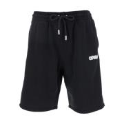 Sort Logo Shorts med Piltryk