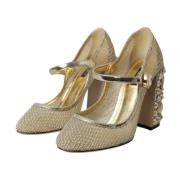 Krystal Mesh Mary Jane Pumps