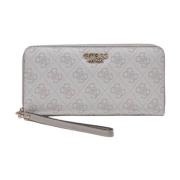 Elegant Zip Wallet med Stilfuldt Print