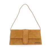 Le Bambino Beige Skuldertaske med Logo