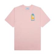 Rose Print Bomuld T-shirt