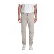 Beige Chino Stretch Bull Denim Bukser