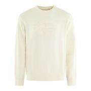 Medaljon Beige Uld Sweater