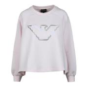 Stilfuld Sweatshirt med Bomuldsblanding