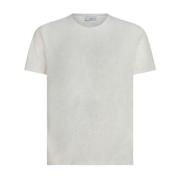 Hvid Casual Herre T-shirt