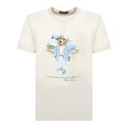 Preppy Polo Bear Grafisk T-shirt