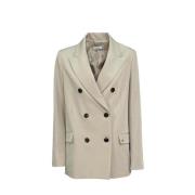 Dobbeltbrystet Blazer Polyester