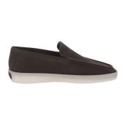 Suede Læder Slip-On Loafers Brun