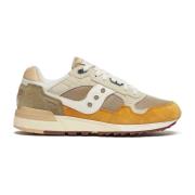 Beige Mesh og Ruskind Sneakers