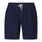 Navy Swim Mid Trunk