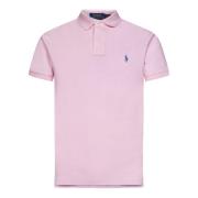 Pink Polo T-shirt med Pony Broderi