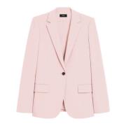 Slim Fit Blazer Lyserød