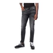 Mørkegrå Slim Fit Jeans