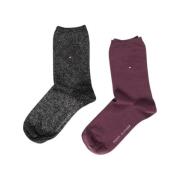 Glitter Dot Crew Socks