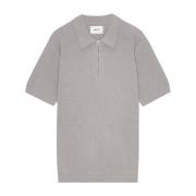 Zip Polo Strik Fog Poloshirt