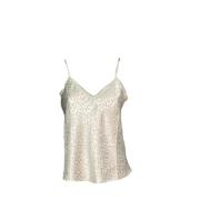 Hvid Polyester Tank Top