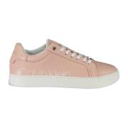 Sporty Pink Damesneakers med Logo