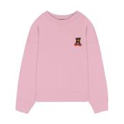 Bomuld Crewneck Sweatshirt med Teddy